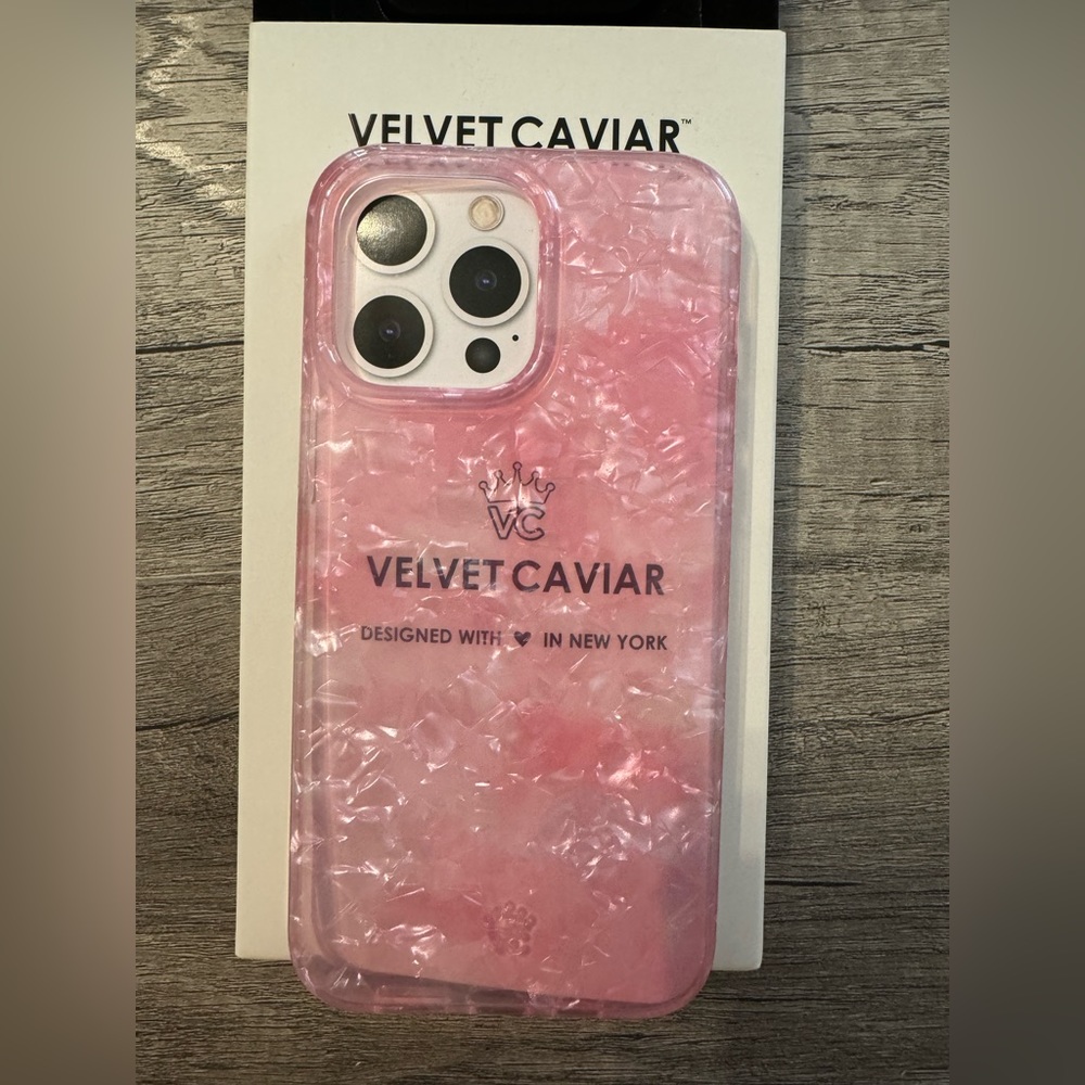 iPhone 14 Pro Max velvety caviar case